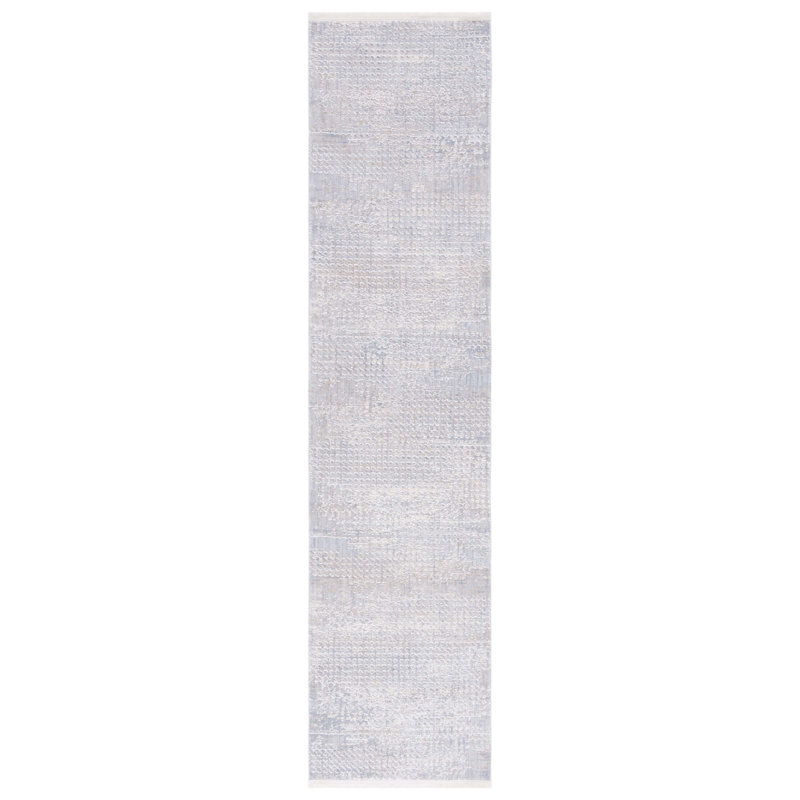 Tapis abstrait Jaylinn Performance, Tapis de couloir 2 pi x 8 pi