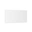 Miroir mural rectangulaire surdimensionné de 55 po x 30 po avec cadre en aluminium argenté - grand miroir décoratif pour salle de bain, salon, chambre à coucher - montage vertical ou horizontal | Idée de cadeau