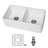 Farmhouse Apron Front Kitchen Sink Double Bowl