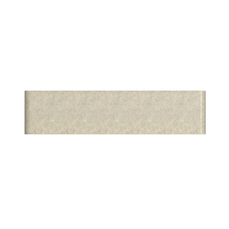 Lavabo de salle de bain rectangulaire en béton 19,68 ", beige et gris, mat, au-dessus du comptoir