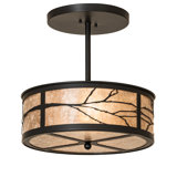 2 - Light Semi Flush Mount