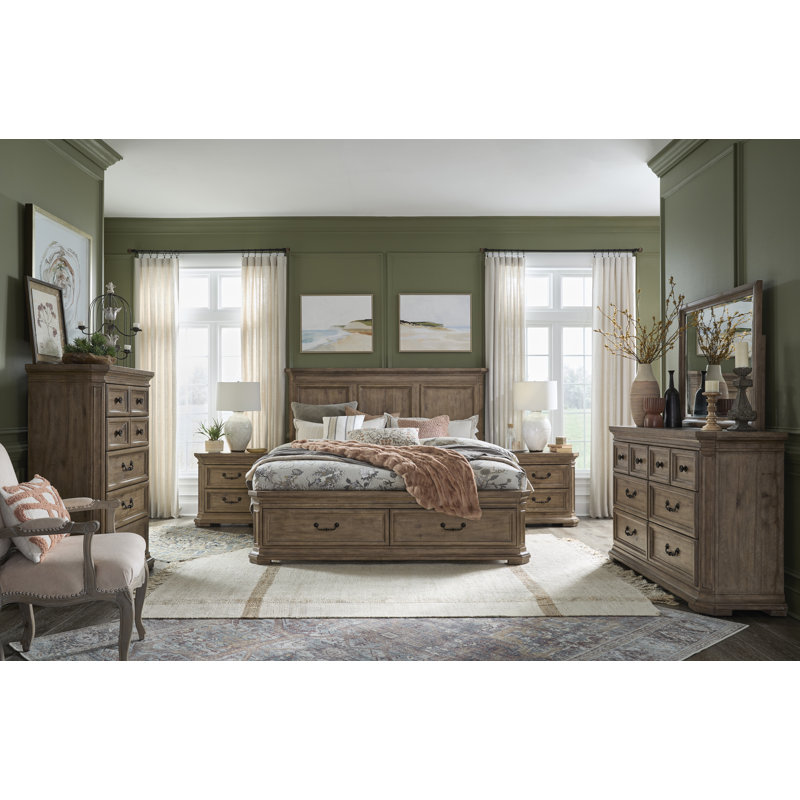 Commode à grand lit avec tiroir Atlanta, Grand