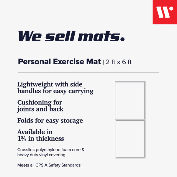 We Sell Mats 72 L x 24 W x 1.6 Mat & Reviews