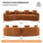 Boneless Curved Living Room Chenille Compression Sofa-111988776