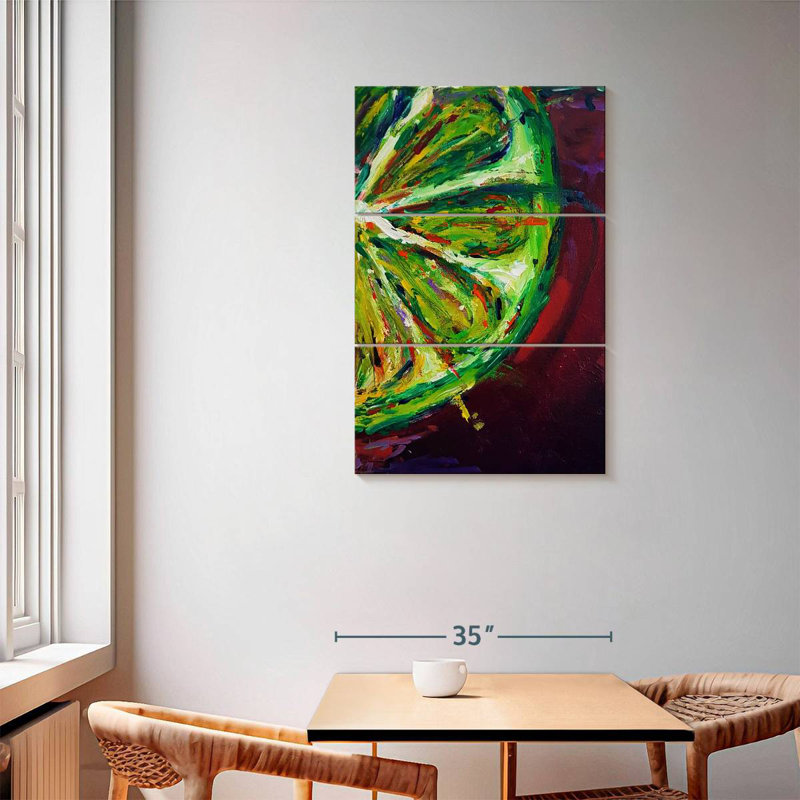 Yarlin Lime 2017, 57" H x 36" W