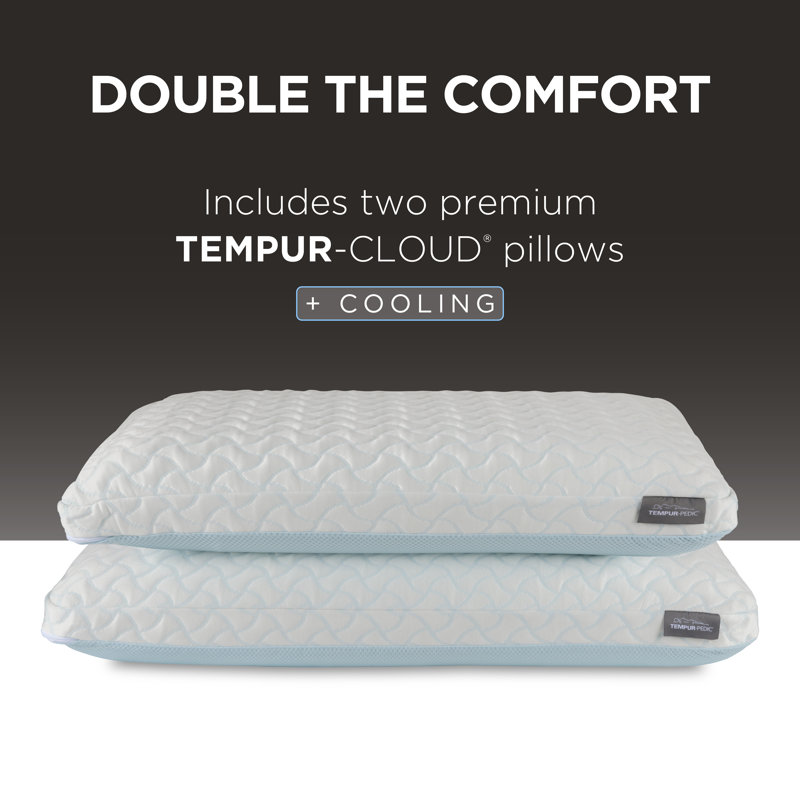 TEMPUR-Cloud®  + Cooling Pillow - 2-Pack, King, 2 Pack