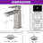 Single-Hole Single-handle Bathroom Faucet-95166353