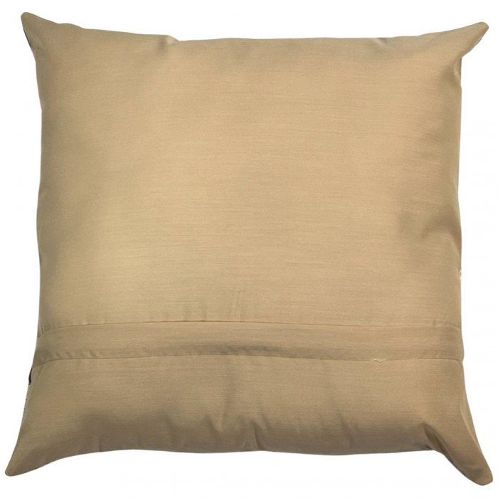 Ikat Velvet Silk Throw Pillow