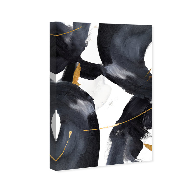 Amani 3 - Peinture sur toile, Toile tendue, H 15 po x l 10 po