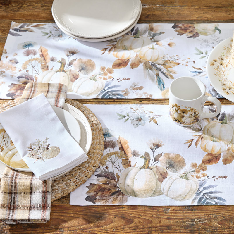  Autumn Harvest Table Runner 13 Inches x 36 Inches, 36" L x 13" W