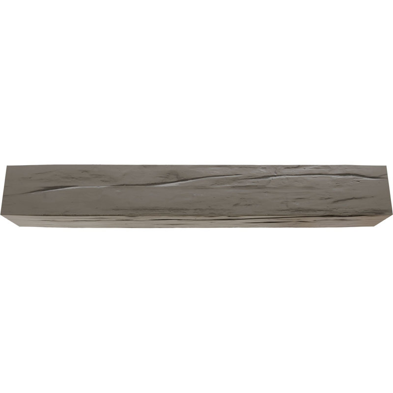 Poutre de plafond à 3 côtés en faux bois Riverwood Endurathane (poutre en U), H 12 po x l 10 po, Amande, 14'L