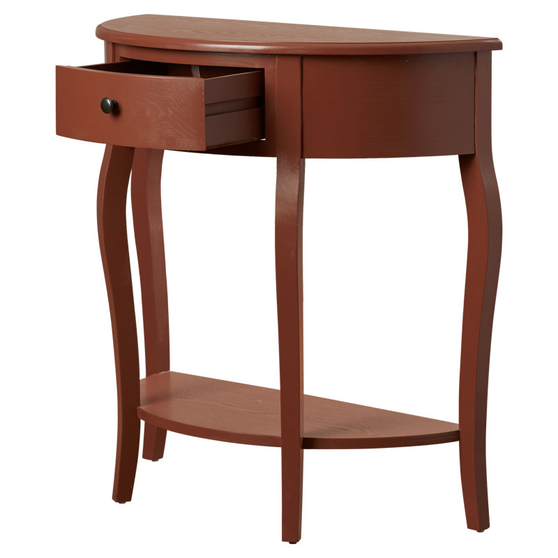 Console en bois massif 32,7 po Sadie, Brun Henna