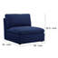 Fauteuil de chambre de 38 po Del Mar