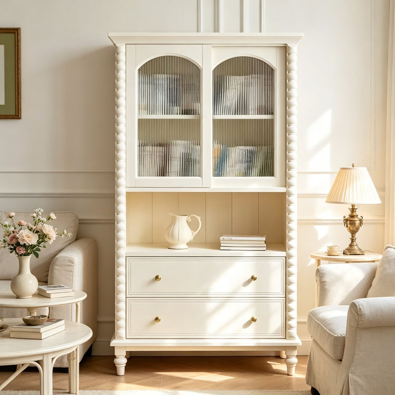 Bibliothèque de luxe de style français