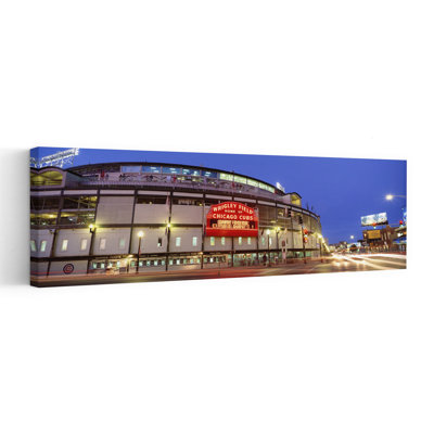 Cubs Baseball, Wrigley Field, Chicago, Il, États-Unis, art contemporain abstrait, art mural de la ville