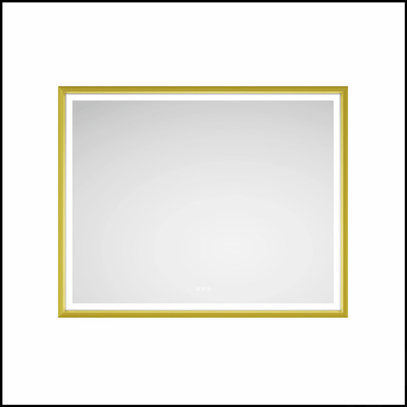 High Lumen LED Lighted Bathroom Mirror With Anti-Fog, Separate Controls For Modern Bathrooms And Bedrooms