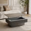 Table basse ronde avec rangement caché-201369348-201369350