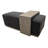 NancyBench Bench/Cocktail Ottoman With Table