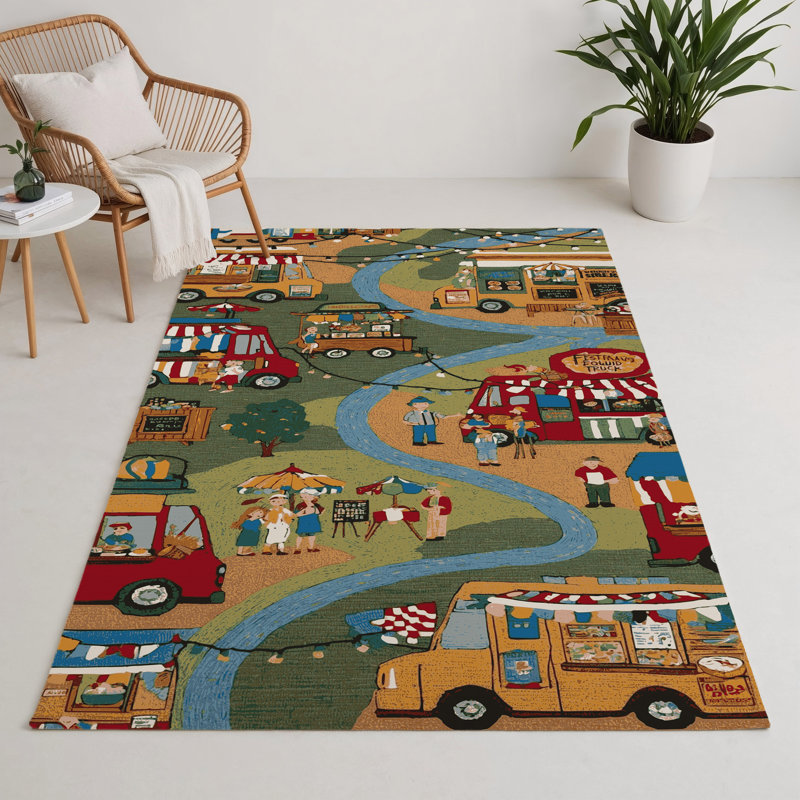 Tapis intérieur et extérieur brun Transport, Rectangle 9 pi x 12 pi