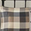 Édredon très grand à chevrons 7 pièces, couleur neutre, motif écossais Buffalo, rembourrage, comprend édredon, taies décoratives, coussins décoratifs, jupe de lit, lavable à la machine pour 7 personnes, rembourré,-128684999