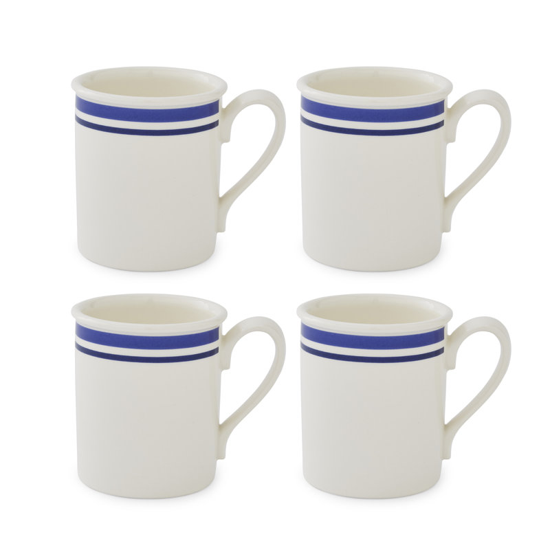 Portmeirion, Potter's Stripe - Breakfast Mugs, Blue