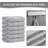 Bath Towels, 27X54inch - Natural, Ultra Absorbent Towels For Bathroom, Travel, Gym, Shower And Spa (6 Piece Set) (Light Grey)
