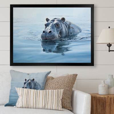 «Afrique Hippos Serenity I» sur toile