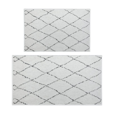 Johansson Geometric Non-Skid Kitchen Mat