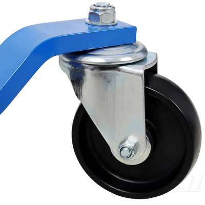 Car Dolly Set of 2,Wheel Dolly Car Skates Vehicle Positioning Hydraulic Tire Jack With Foot Pedal Lift Hydraulic Car Wheel Dolly, 1,500lbs blue