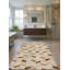 Tapis brun moderne en similicuir 4X6-1881380495