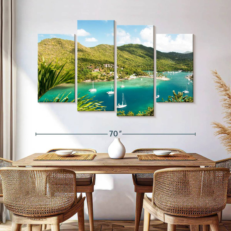Marigot Bay Saint Lucia, 42" H x 68" W