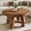 Table basse ronde en bois massif-238457752