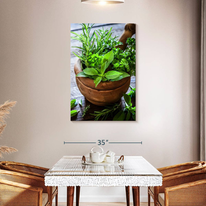 Yarlin Crushing Herbs, 24" H x 16" W