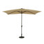 Parasol de marché rectangulaire éclairé 6 pi 6 po x 10 pi Lochala-2084984844
