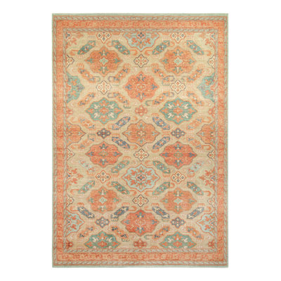 Distressed Homage Hand Knotted Wool Area Rug
