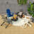 Foldable Weather Resistant Patio Chair With Built-In Cup Holder-2092208364