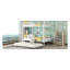 Lit double superposé au dessus d'un lit double avec gigogne-1208084967