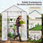 Asya 4.6 Ft W x 4.6 Ft D Hobby Greenhouse