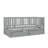 Twin Size Wooden Daybed With Fence-Style Guardrails For Safety And Two Built-In Storage Drawers-1765952084