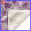 Jeté en molleton Fleurs - Jeté floral pour canapés ou lits-122890662-122915931