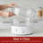 Classic Cuisine 6.3 Quart Electric Food Steamer