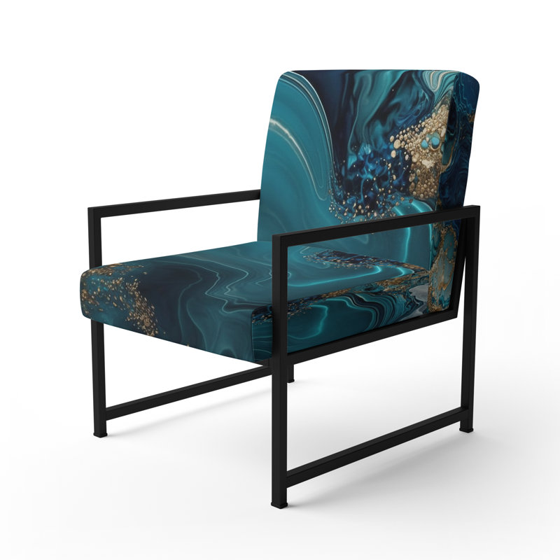 Fauteuil d'appoint Crofford, Noir, noir, noir, noir