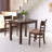 Charlynn Modern Farmhouse Small Rectangular Wooden Dining Table-1041262805