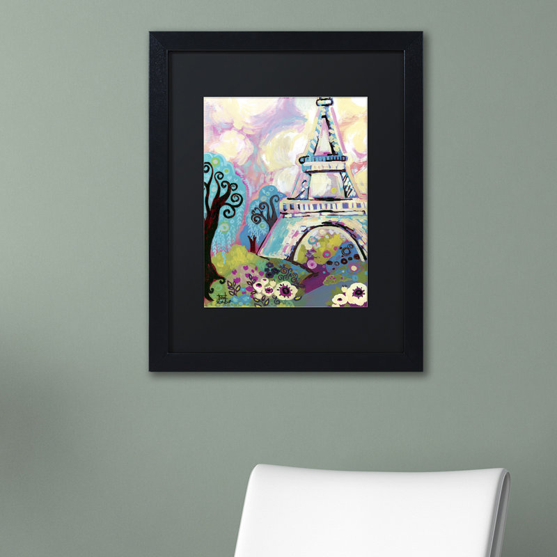 « la dame de fer », reproduction d’art encadrée, Noir, H 14 po x l 11 po x P 0,5 po, Cadre noir