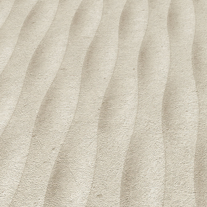 Papier peint illusion béton, Beige