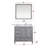 Jacques 36 in W x 22 in D Right Offset Single Bath Vanity-112871920