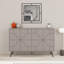Dune Console Sideboard Geometric Design Wide 123cm-70696047