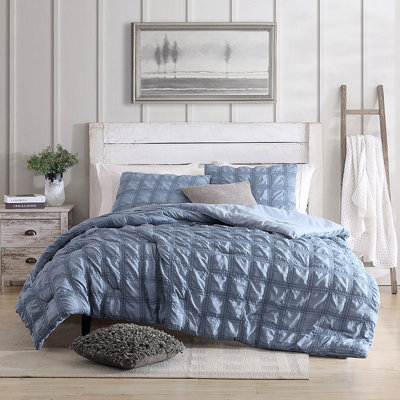 Seersucker 3 Piece Comforter Set