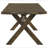 Carbon Knotty Nutmeg Rectangular Dining Table