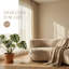 Canapé 79,5 po Modern Cloud Curved-1081696635